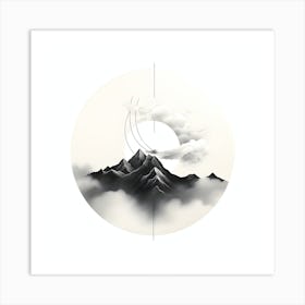 Asian Mountains Art Print