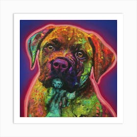 Boxer Dog Art Print