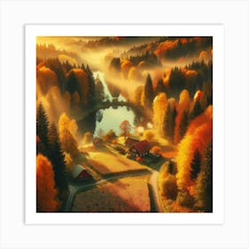 Autumn Landscape Art Print