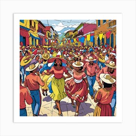 Mexican Dance Art Print