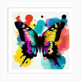 Colorful Butterfly 110 Art Print