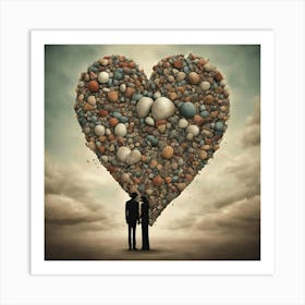 Heart Of Stone Art Print