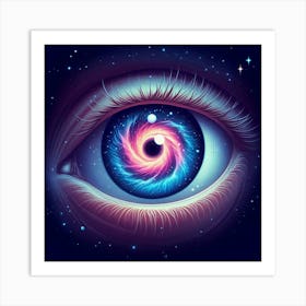 Galaxy Eye 1 Art Print