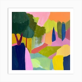 Colourful Gardens Bois Des Moutiers France 2 Art Print