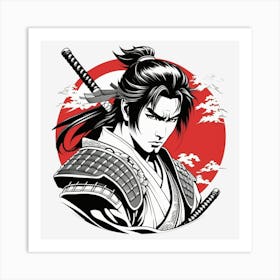 Samurai Warrior Art Print