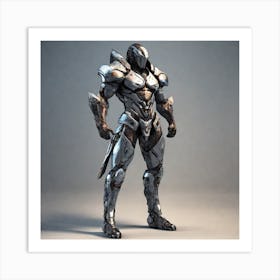 Armored Man Art Print