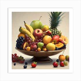 Fruit Bowl Art Print