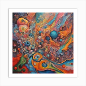 Psychedelic Painting 2 Art Print