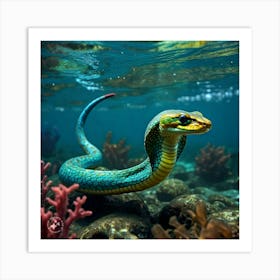 King Cobra Art Print