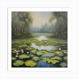 Lily Pond Art Print