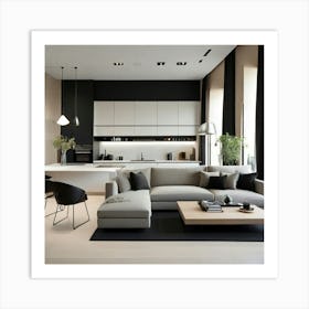 Modern Living Room 32 Art Print