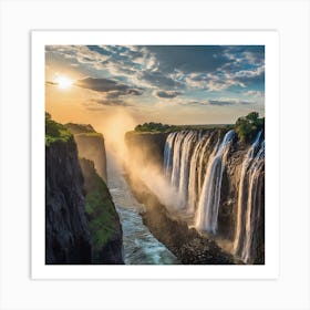 Victoria Falls Art Print