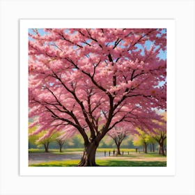 Cherry Blossom Tree 1482315186 Art Print