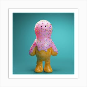 Donut Man Art Print