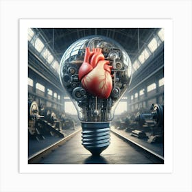 My heart Art Print