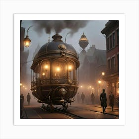 Steam Train 1 Art Print