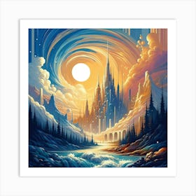 A Fantastical Land 30 Art Print