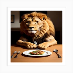 Mr Lionart Art Print