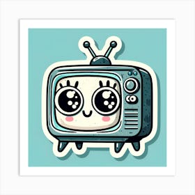 Cartoon Tv 5 Art Print