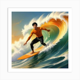 Surfer 6 Art Print