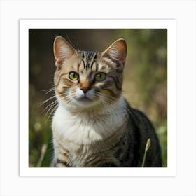 Tabby Cat 1 Art Print