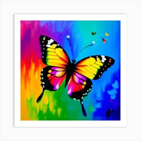 Butterfly Painting 12 Art Print