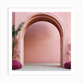 Pink Archway 11 Art Print