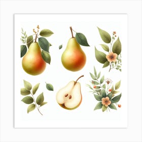 Pear 3 Art Print