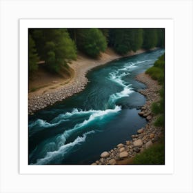  Unique Design Art Of River 3 Art Print