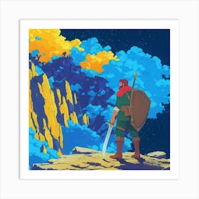 Legend Of Zelda 2 Art Print