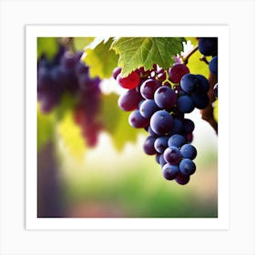 Grapes On The Vine 32 Art Print