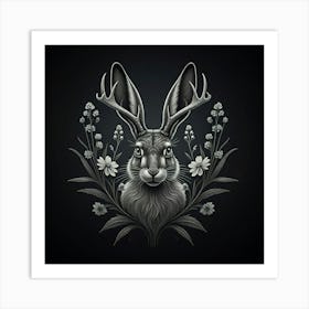 Jackelope 1 Art Print