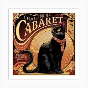 Chat Noir Cabaret, Théophile-Alexandre Steinlen 3 Art Print