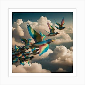 Flock Of Birds Art Print