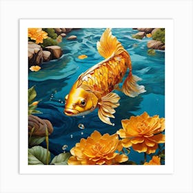 Koi Fish 4 Art Print