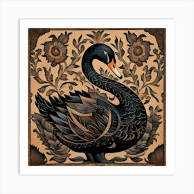 Black Swan 4 Art Print