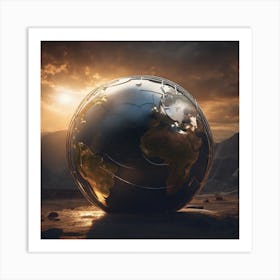 Earth Stock Videos & Royalty-Free Footage Art Print