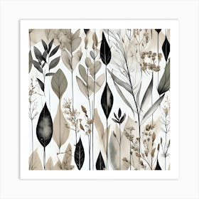 'Flora' art work Art Print