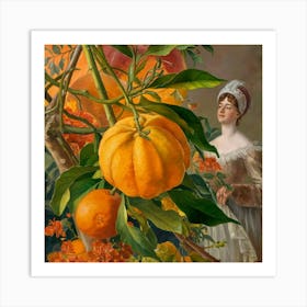 A Stunning Vintage Illustration Of A Citrus Bigara S76sft86qjckec Dzuvfww 86qkdwteq8qoy8b9 2ytq Art Print