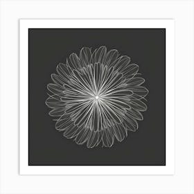 Abstract Flower 6 Art Print