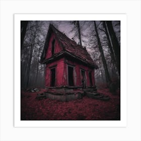 Abandoned House In The Woods Art Print