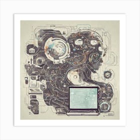 Computer Art Art Print