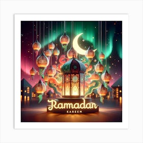 Ramadan Kareem Mubarak Greetings 14 Art Print