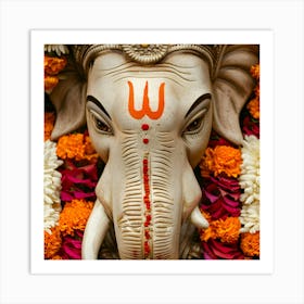 Hindu God Ganesha Art Print