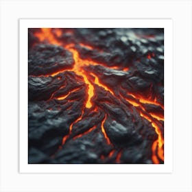 Lava Flow 38 Art Print