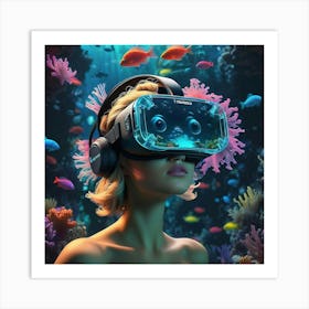 Vr Headset 2 Art Print