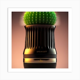 Cactus Cacti And Disco Ball Art Print 1 Art Print