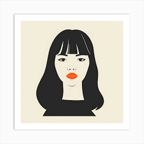 Asian Girl 2 Art Print