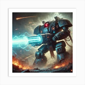 Salvage Plasma Cannon Converted Art Print