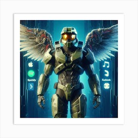 Halo 2 3 Art Print